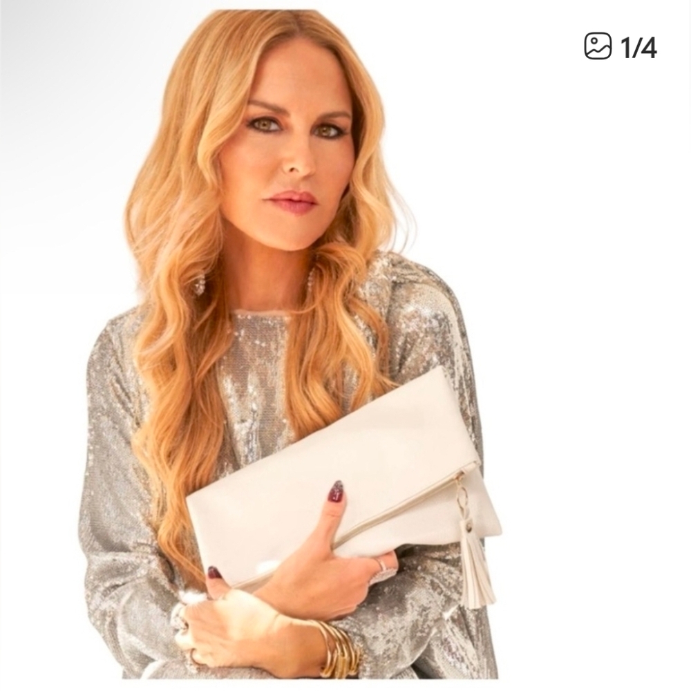 Rachel Miriam New Foldover Clutch. MSRP $148